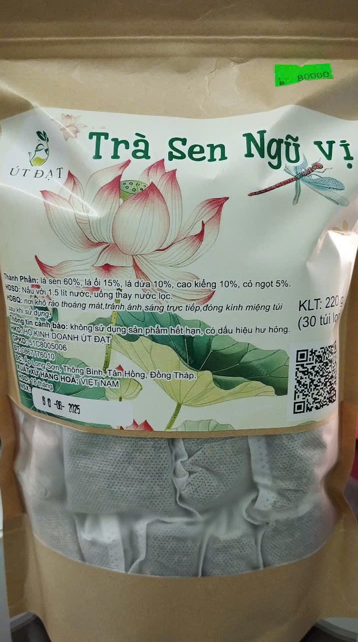 Trà Sen ngũ vị