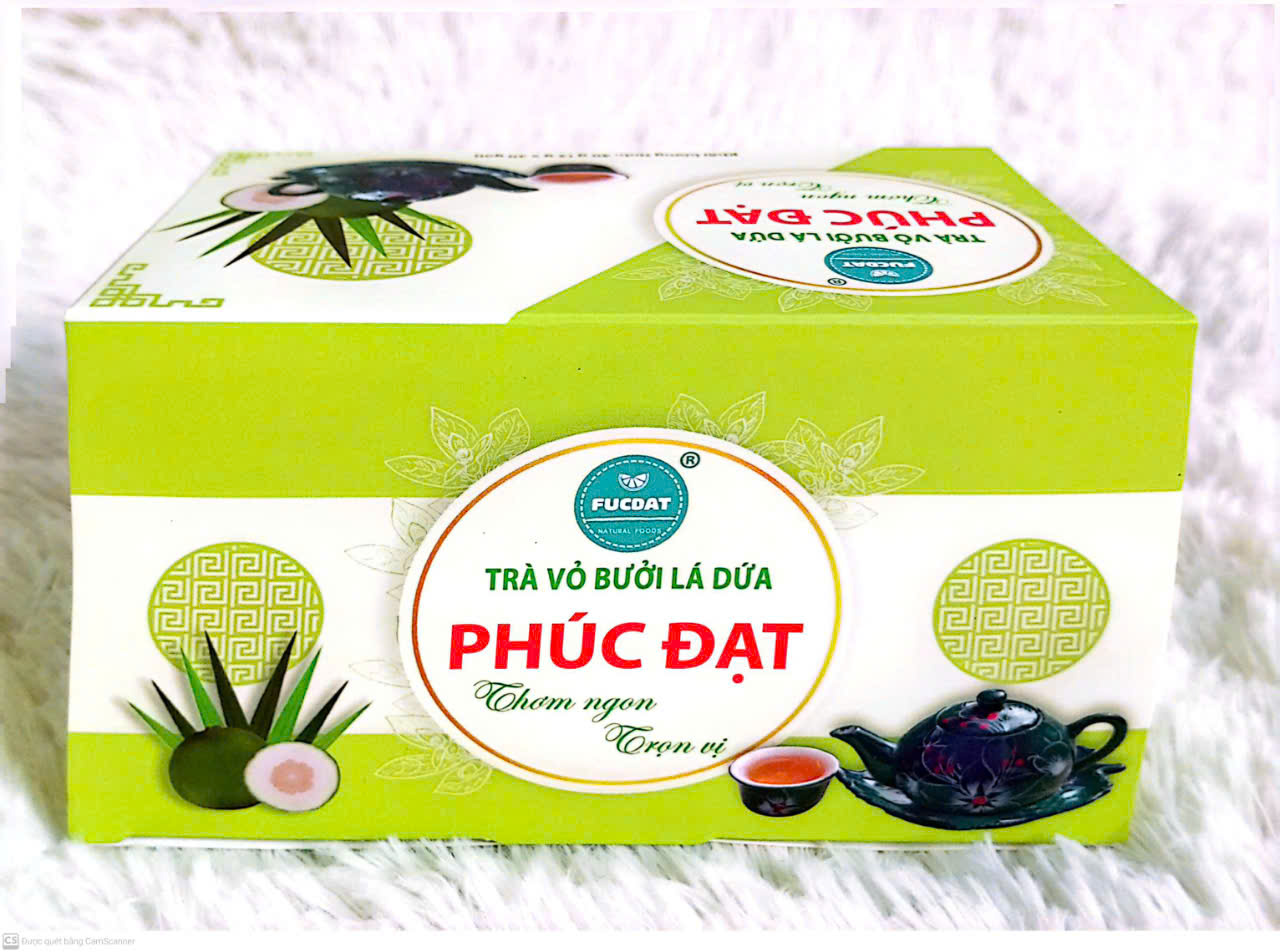 TRÀ VỎ BƯỞI LÁ DỨA PHÚC ĐẠT
