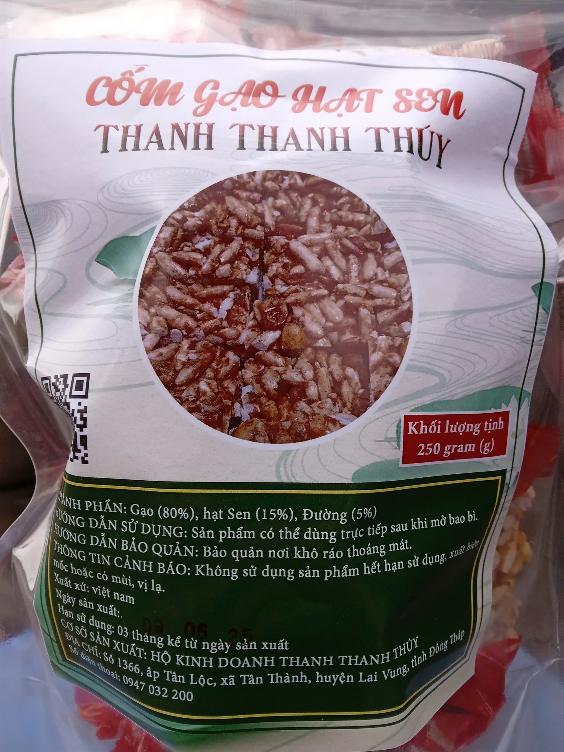 CỐM GẠO HẠT SEN THANH THANH THÚY