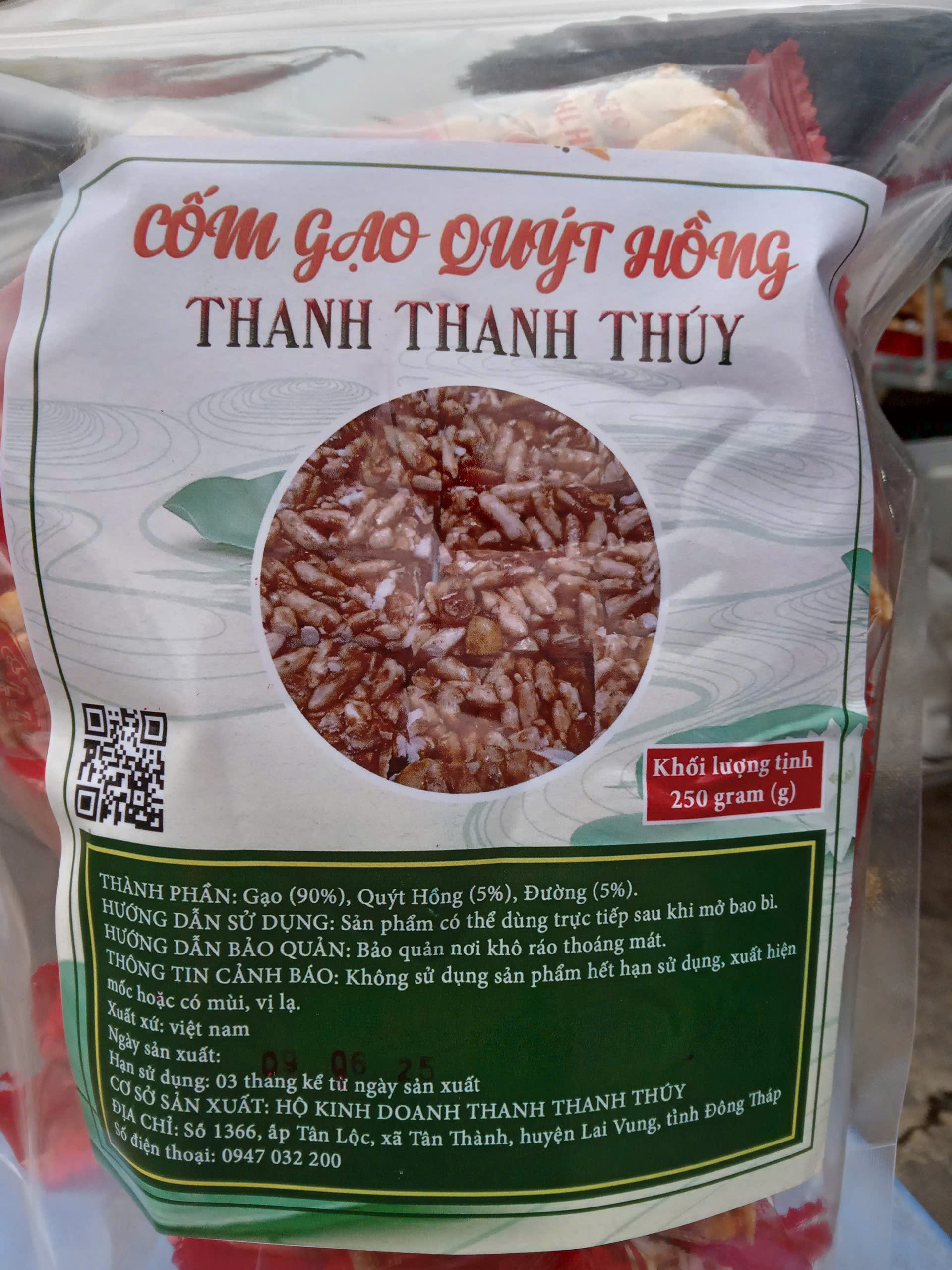 CỐM GẠO QUÝT HỒNG THANH THANH THÚY
