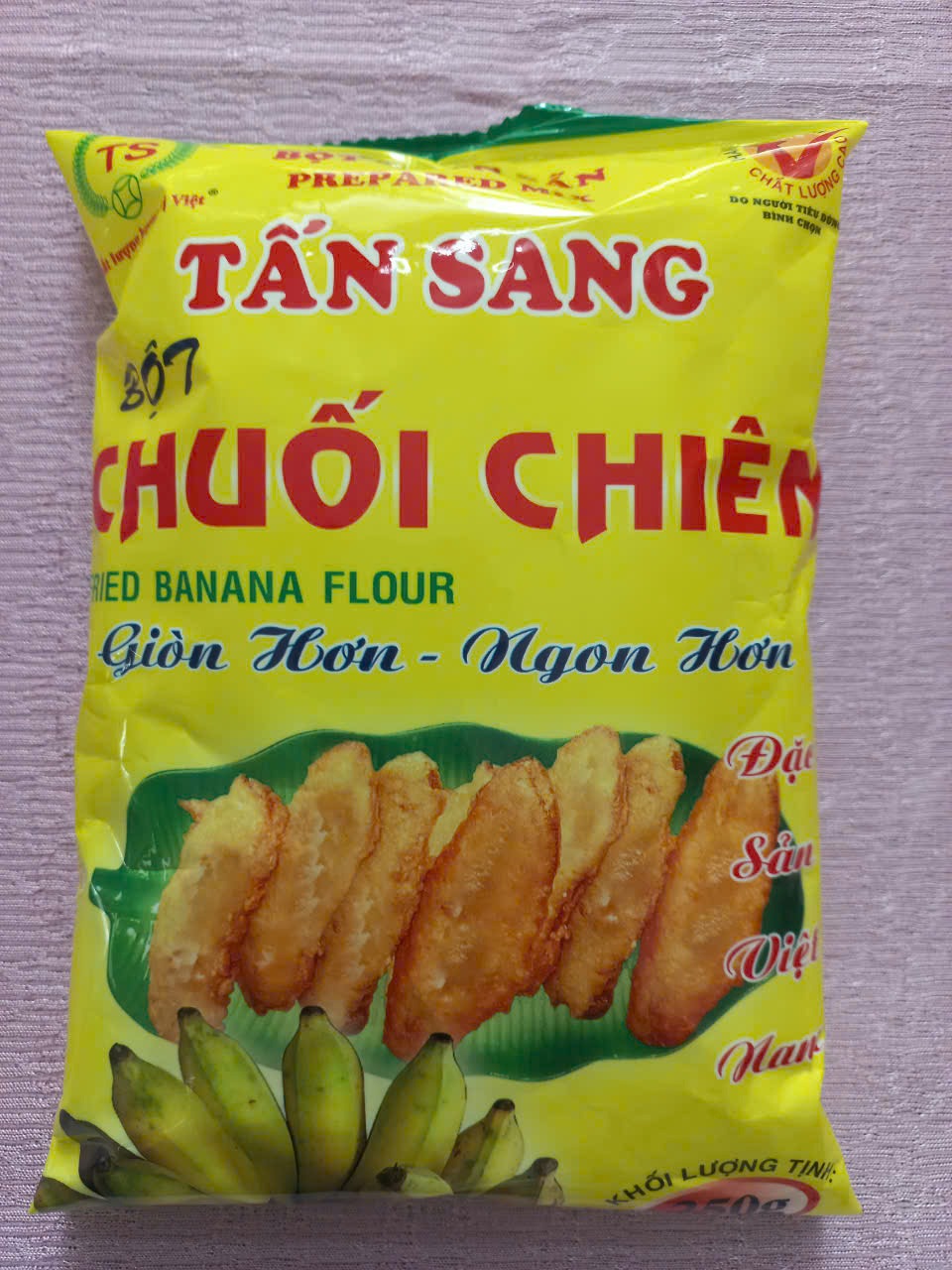 Bột Chuối Chiên Tấn Sang 250g-150g