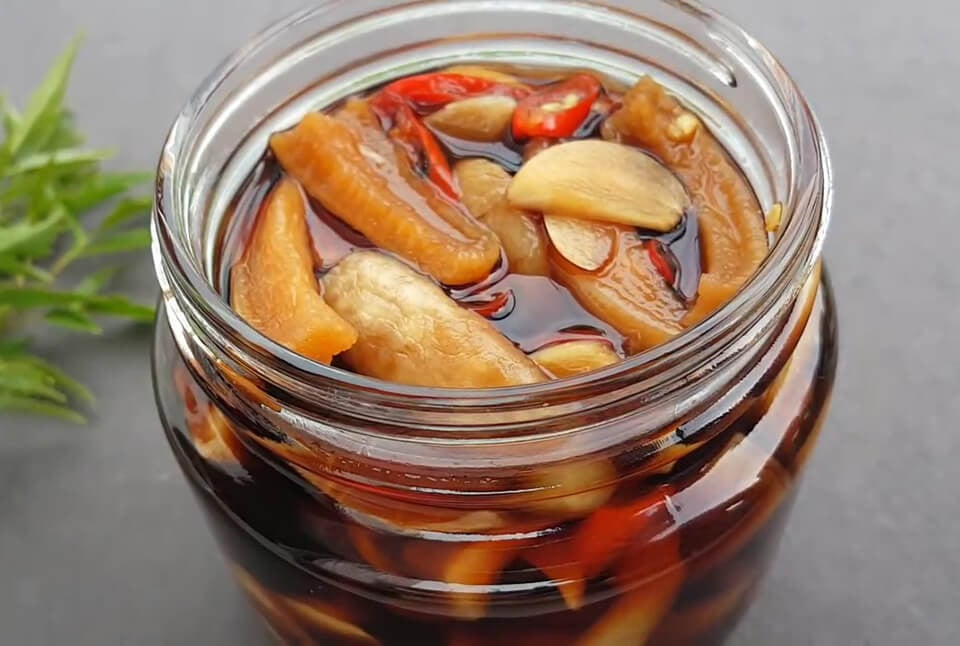 Củ cải dầm nước tương