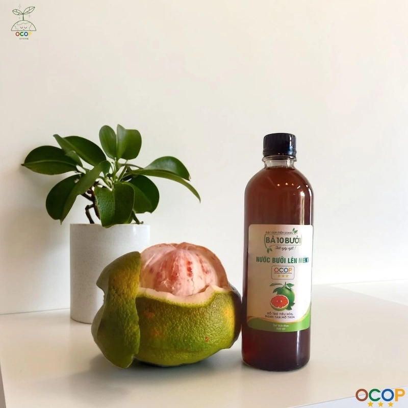 Nước bưởi lên men