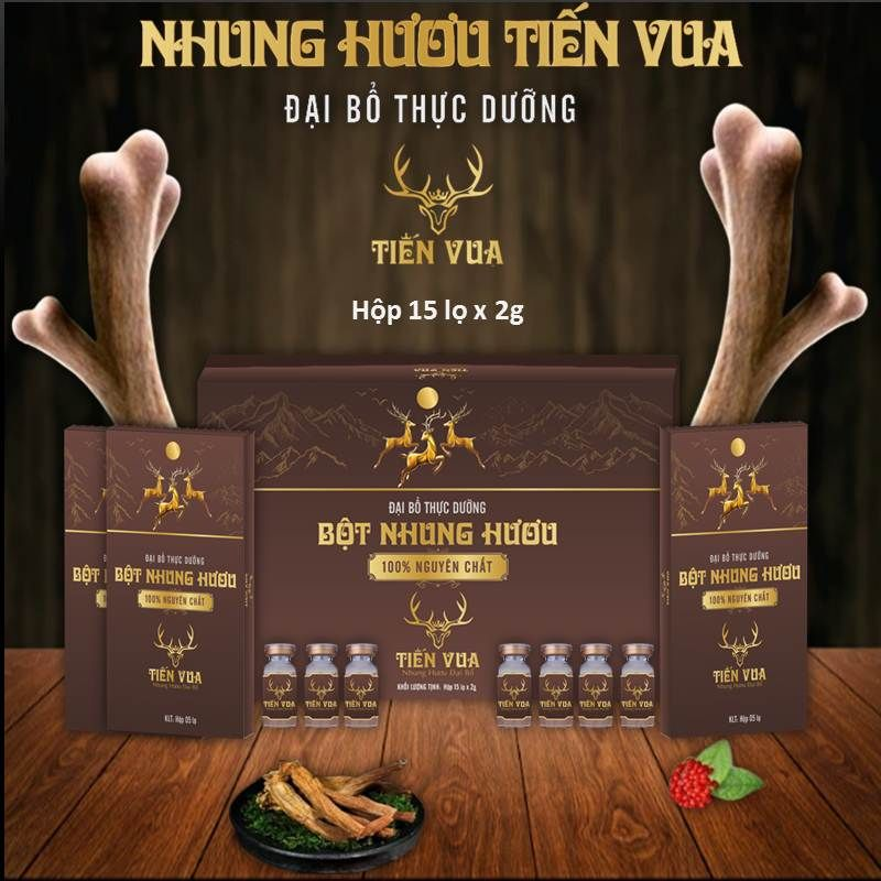 Bột nhung hươu tiến vua