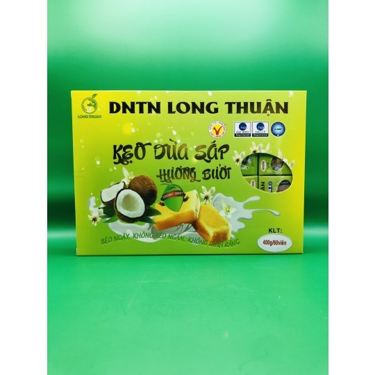 Kẹo dừa sáp hương bưởi