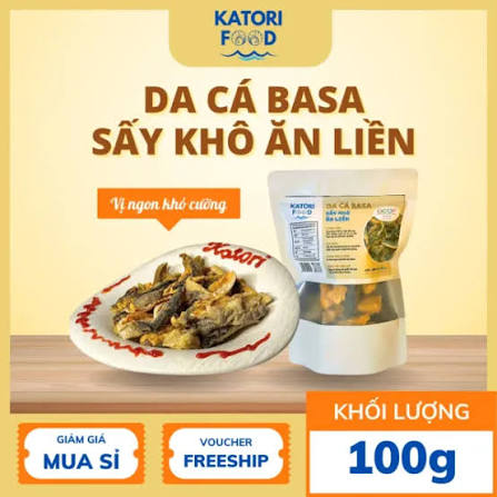 Da cá basa sấy khô Katori food ăn liền