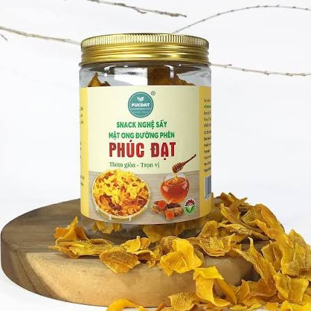 Snack nghệ sấy mật ong đường phèn