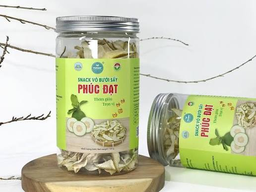 Snack vỏ bưởi sấy
