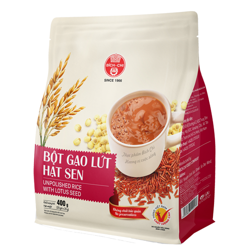 Bột gạo lứt hạt sen