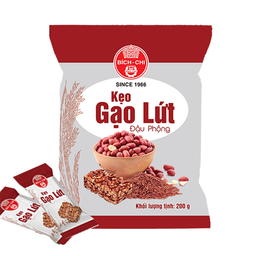 Kẹo gạo lứt đậu phộng