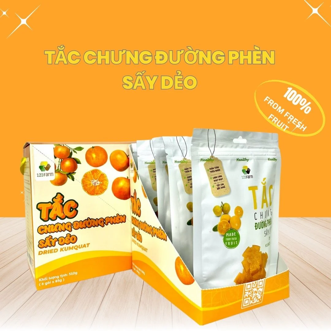 Tắc chưng đường phèn sấy dẻo