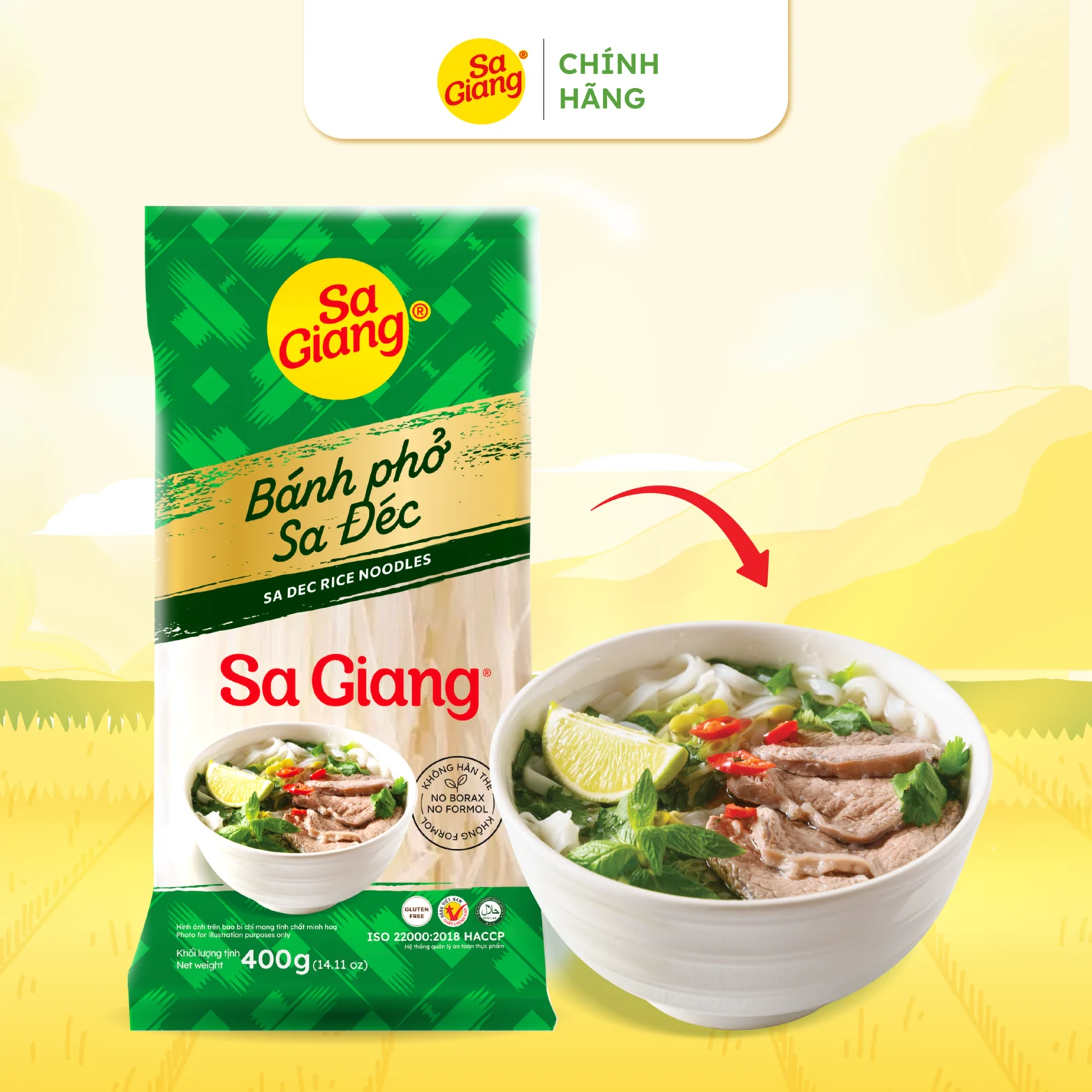 Bánh phở Sa Đéc