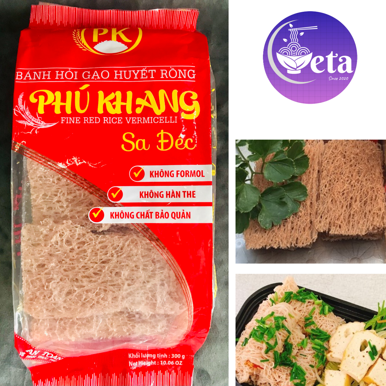 Bánh hỏi gạo huyết rồng