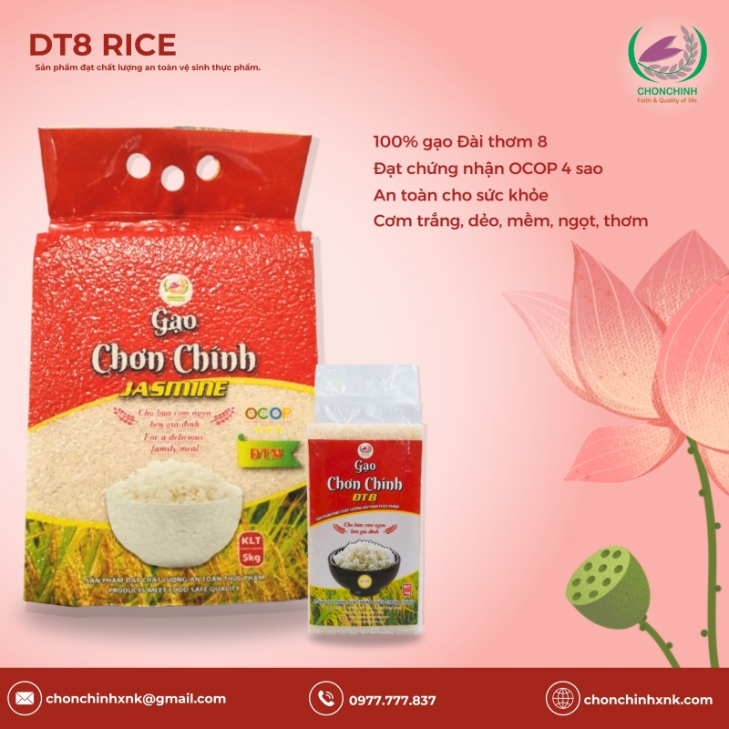 Gạo Chơn Chính ĐT 8