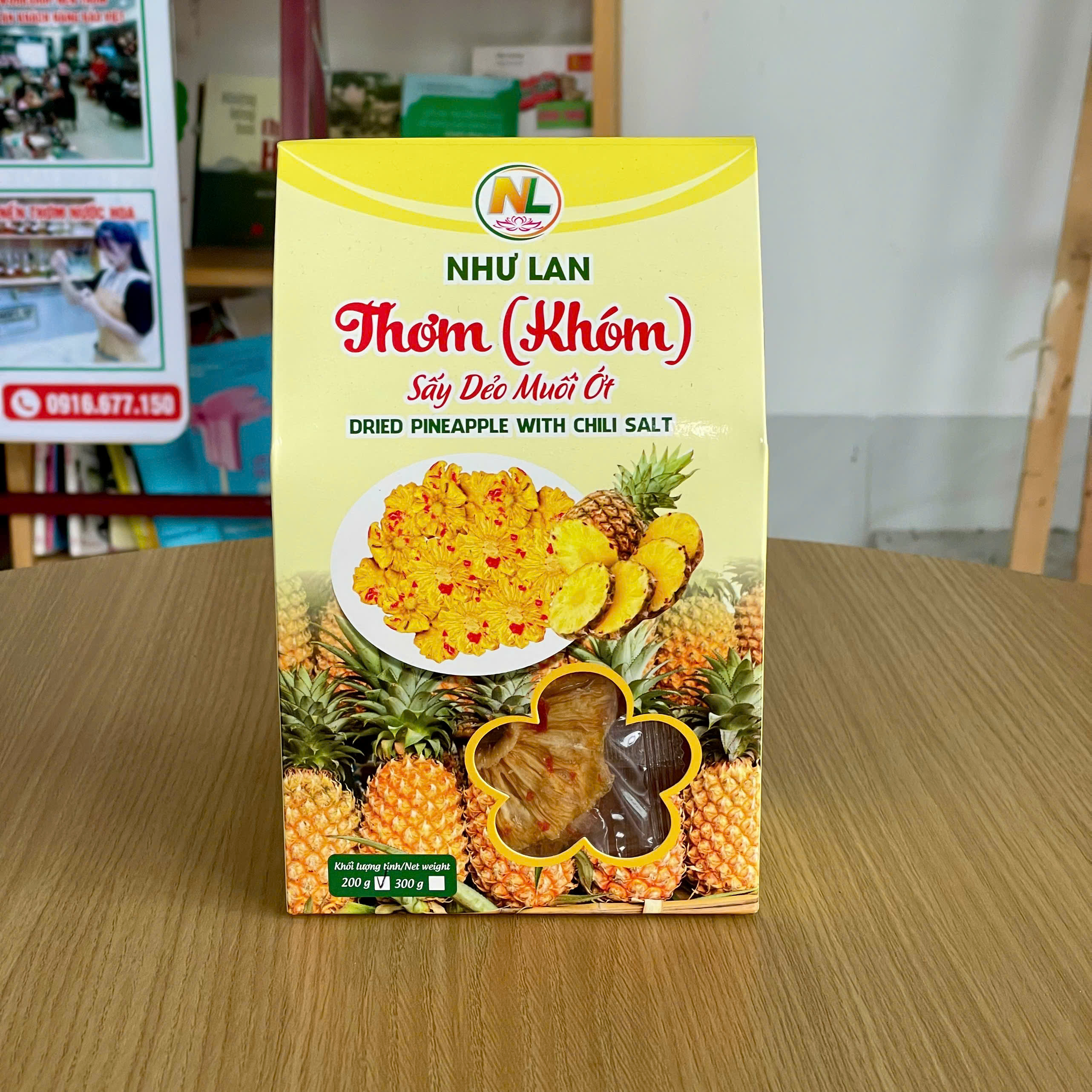Thơm (Khom) sấy dẻo muối ớt
