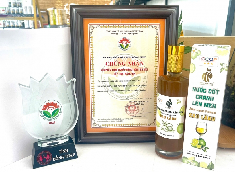 Nước cốt chanh lên men (Cao Lãnh)