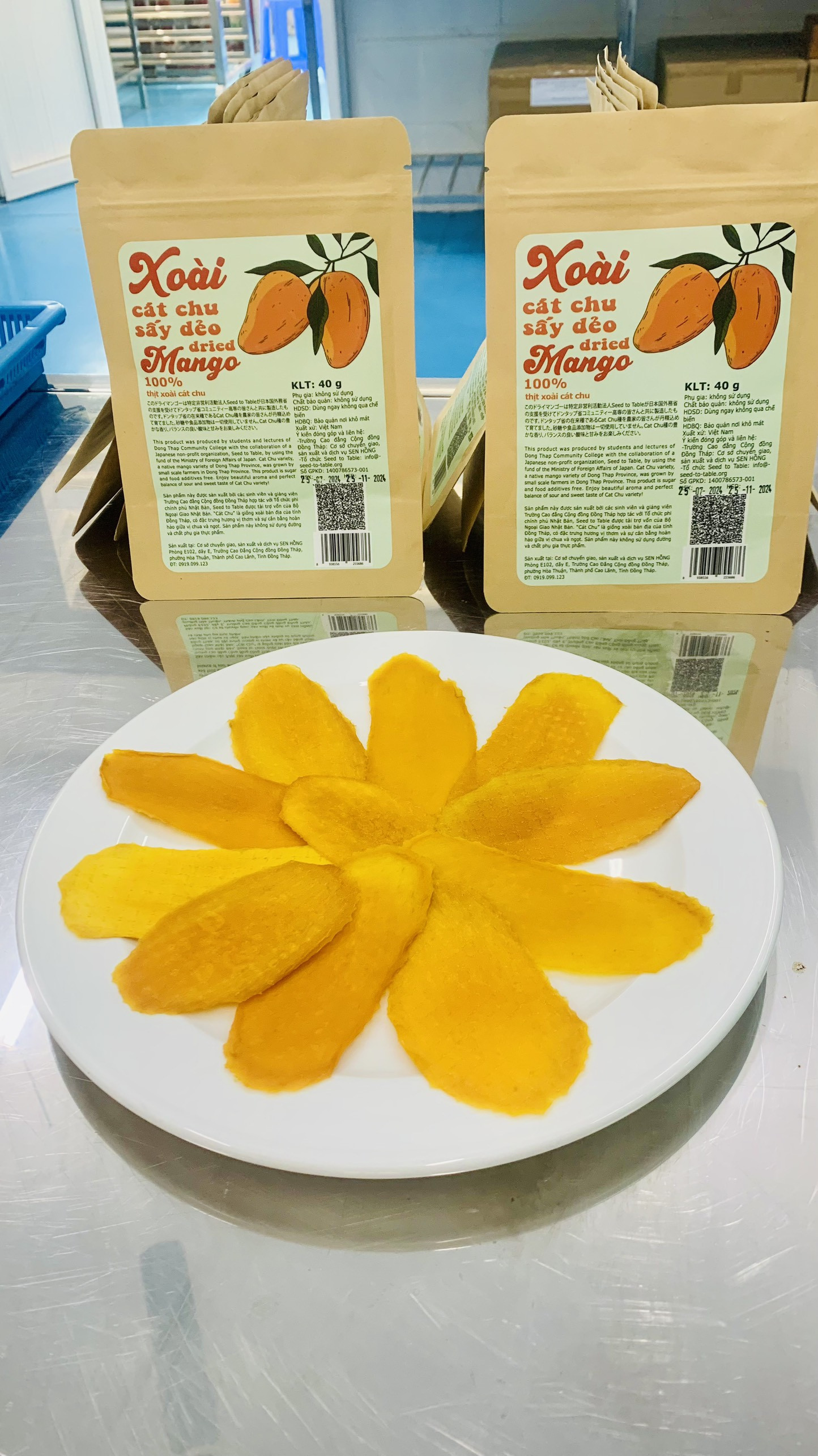 Xoài cát chu sấy dẻo