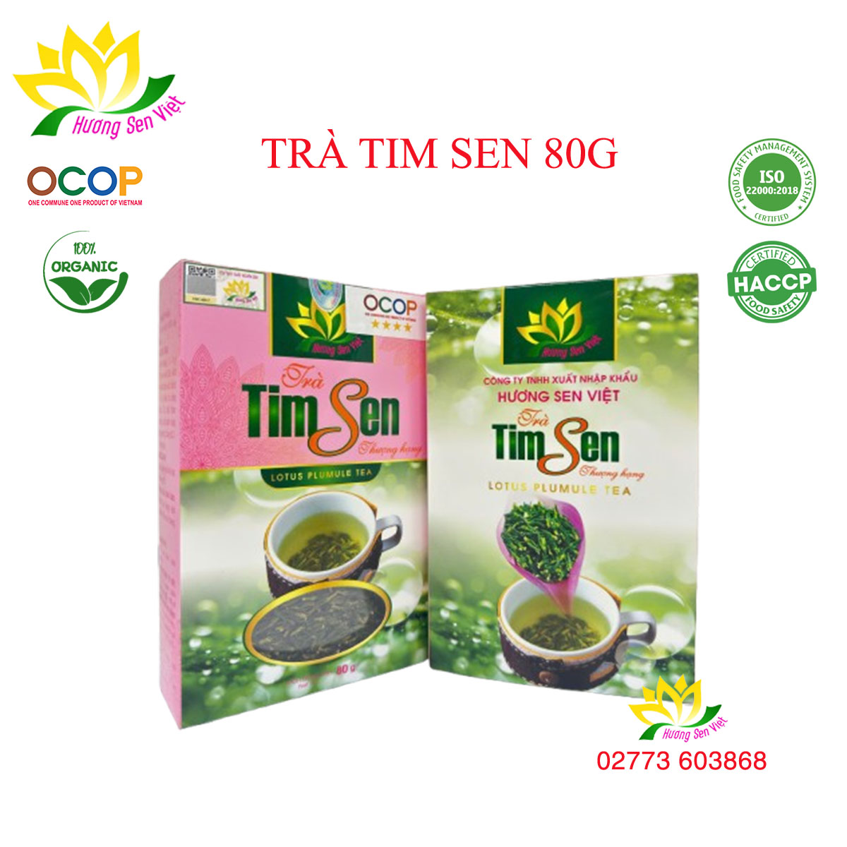 Trà tim sen thượng hạng