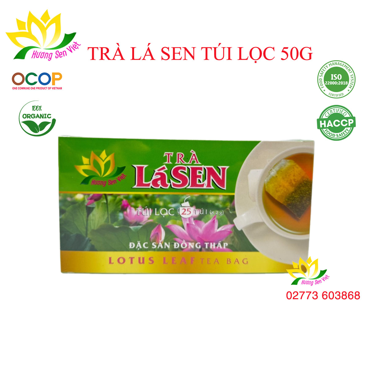Trà lá sen túi lọc