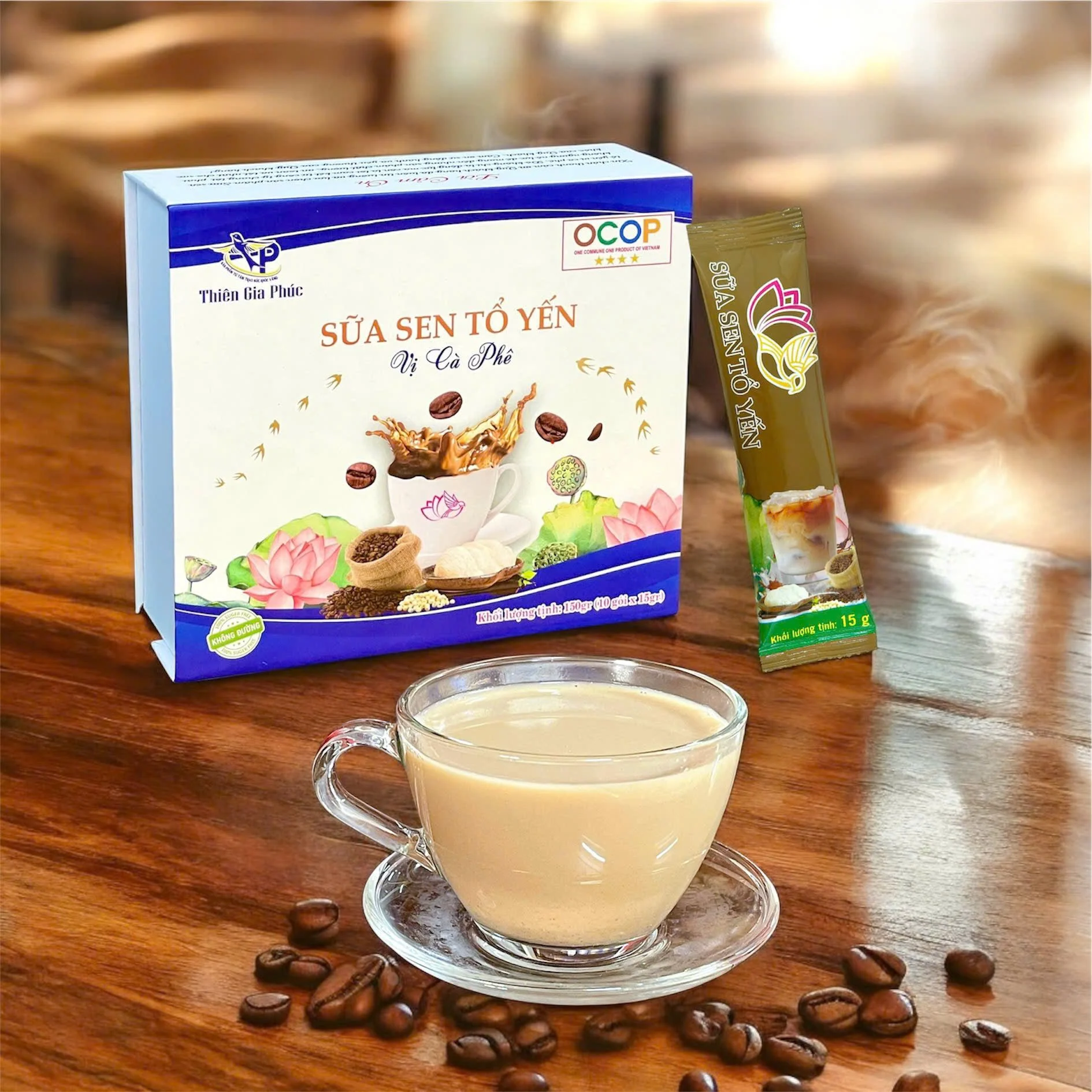 Sữa Sen Tổ Yến Vị Cà Phê