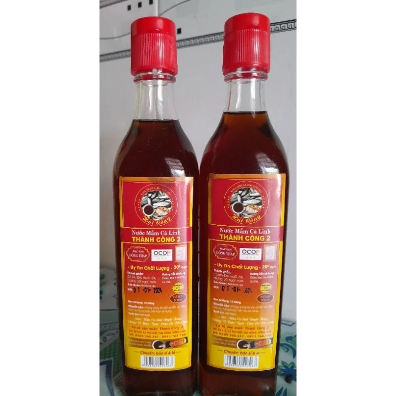 Nước mắn Cá Linh truyền thống Thành Công 2