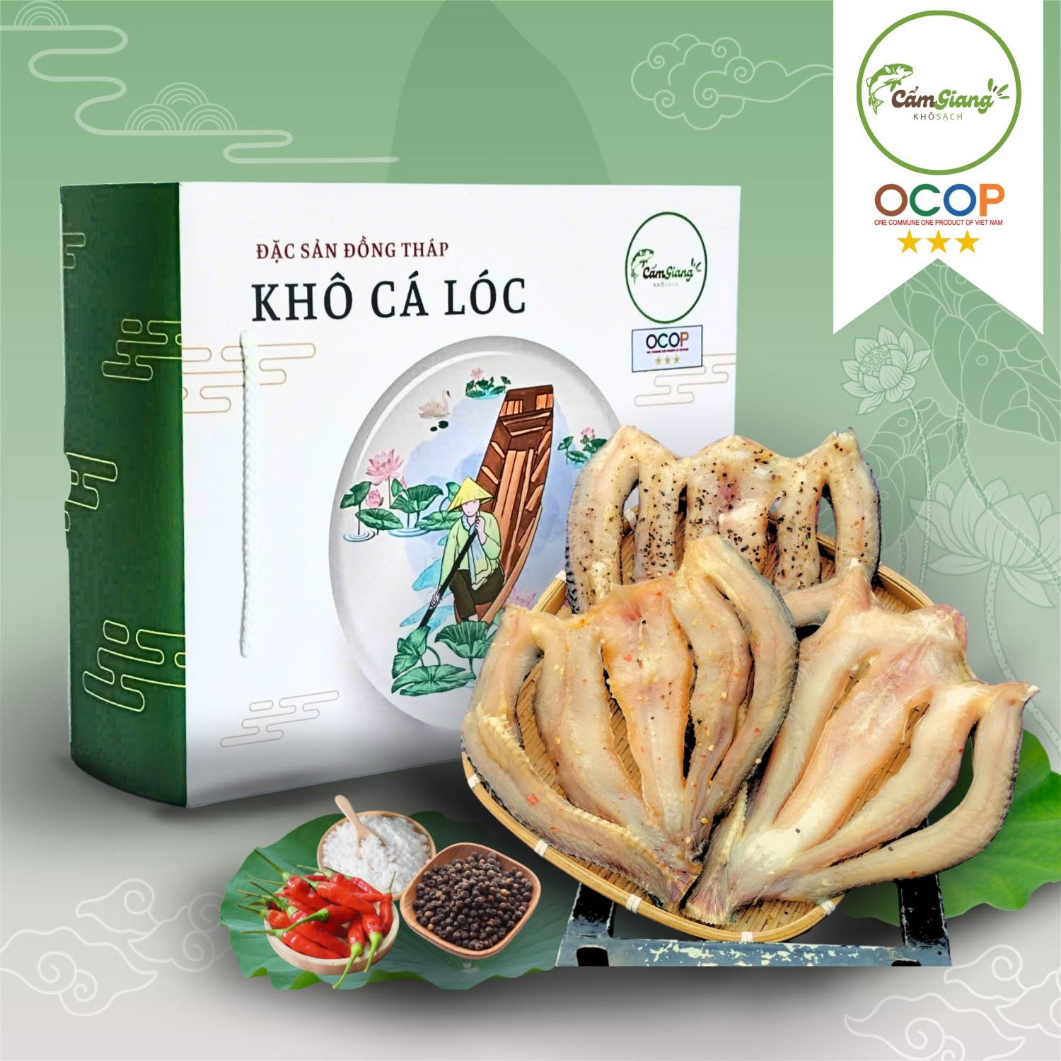 Khô cá lóc
