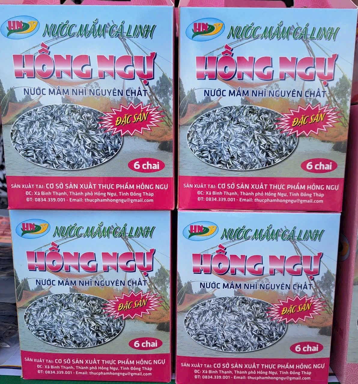 Nước mắm cá linh Hồng Ngự