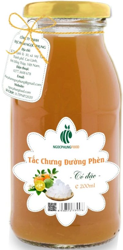 Tắc chưng đường phèn