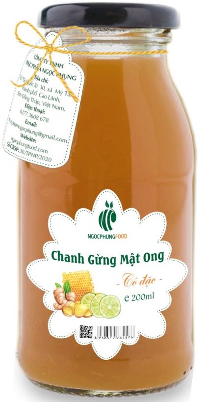 Chanh gừng mật ong cô đặc