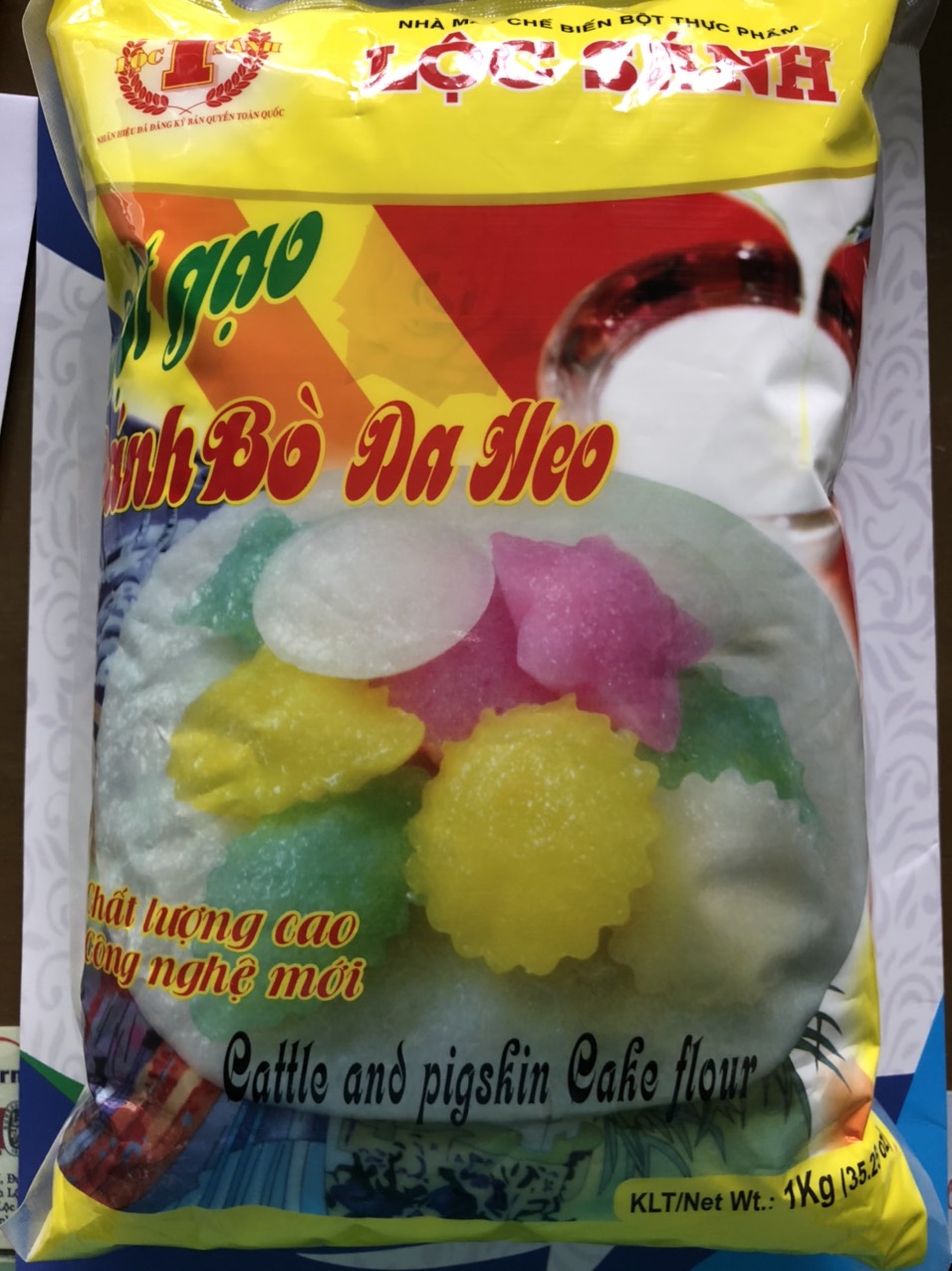 Bột gạo bánh bò da heo