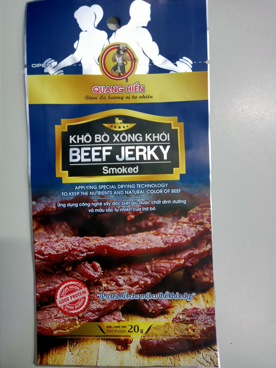 Khô bò xông khói BEEF JERKY