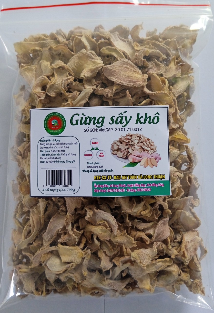 Gừng sấy khô