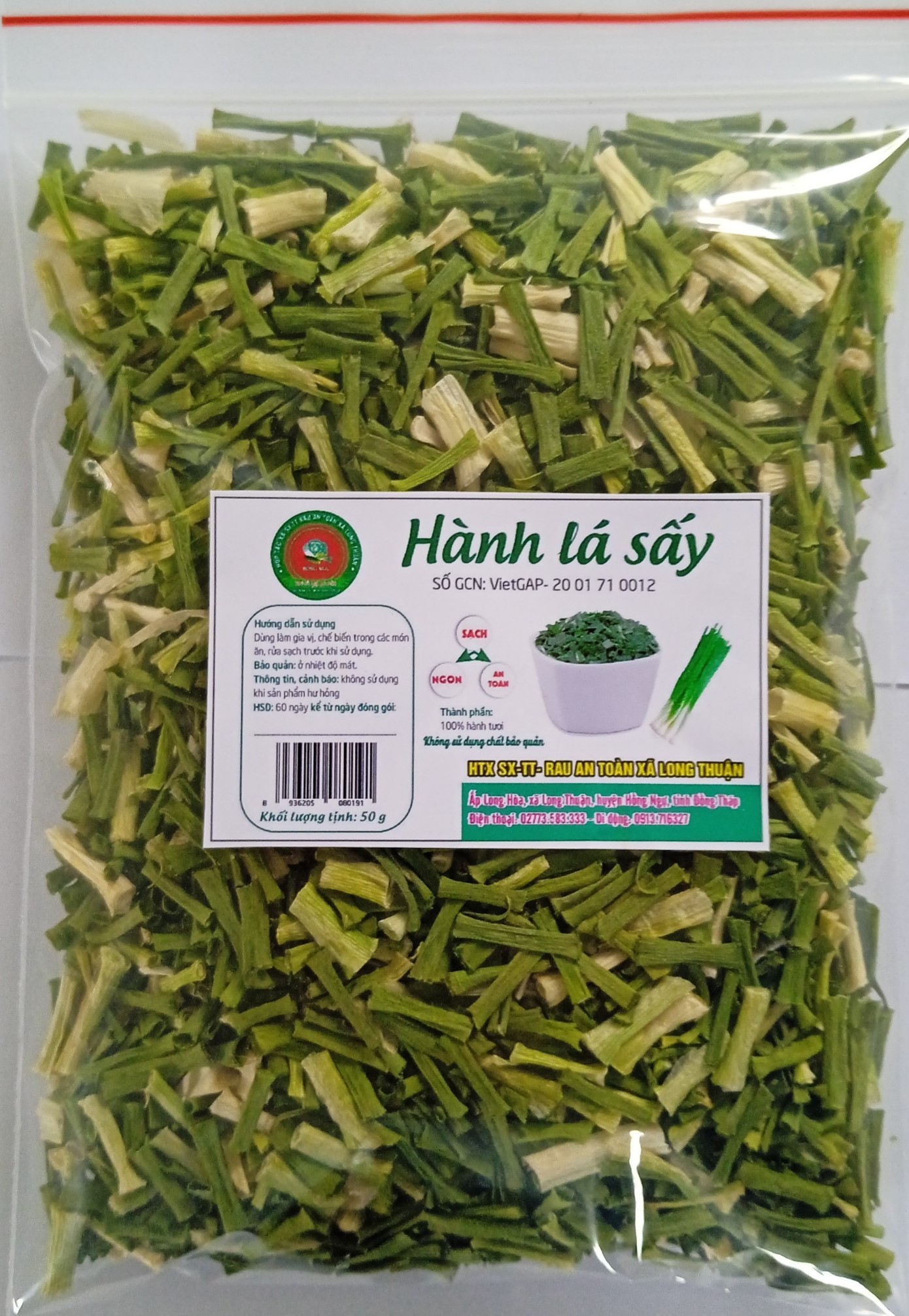 Hành lá sấy