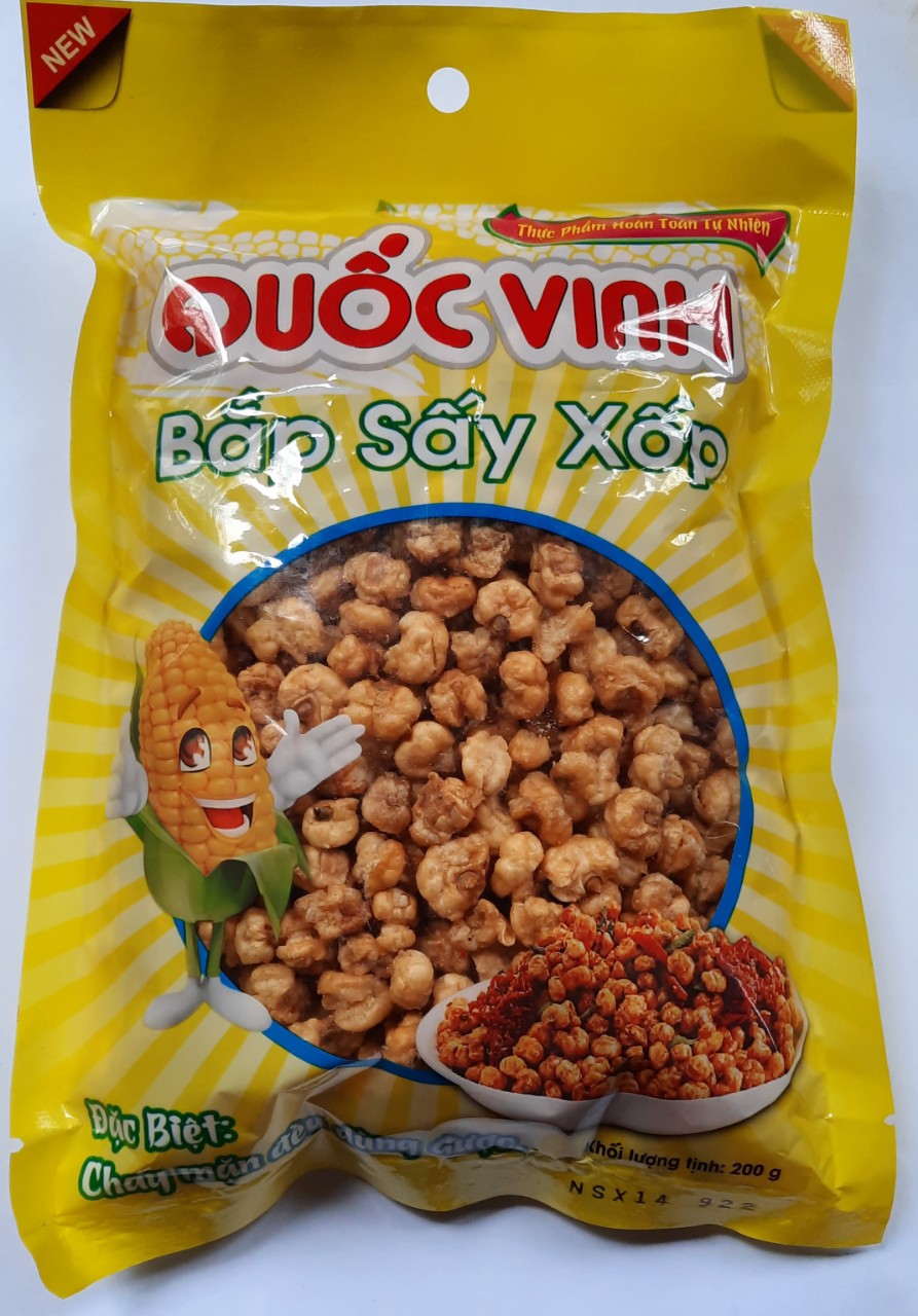 Bắp sấy xốp