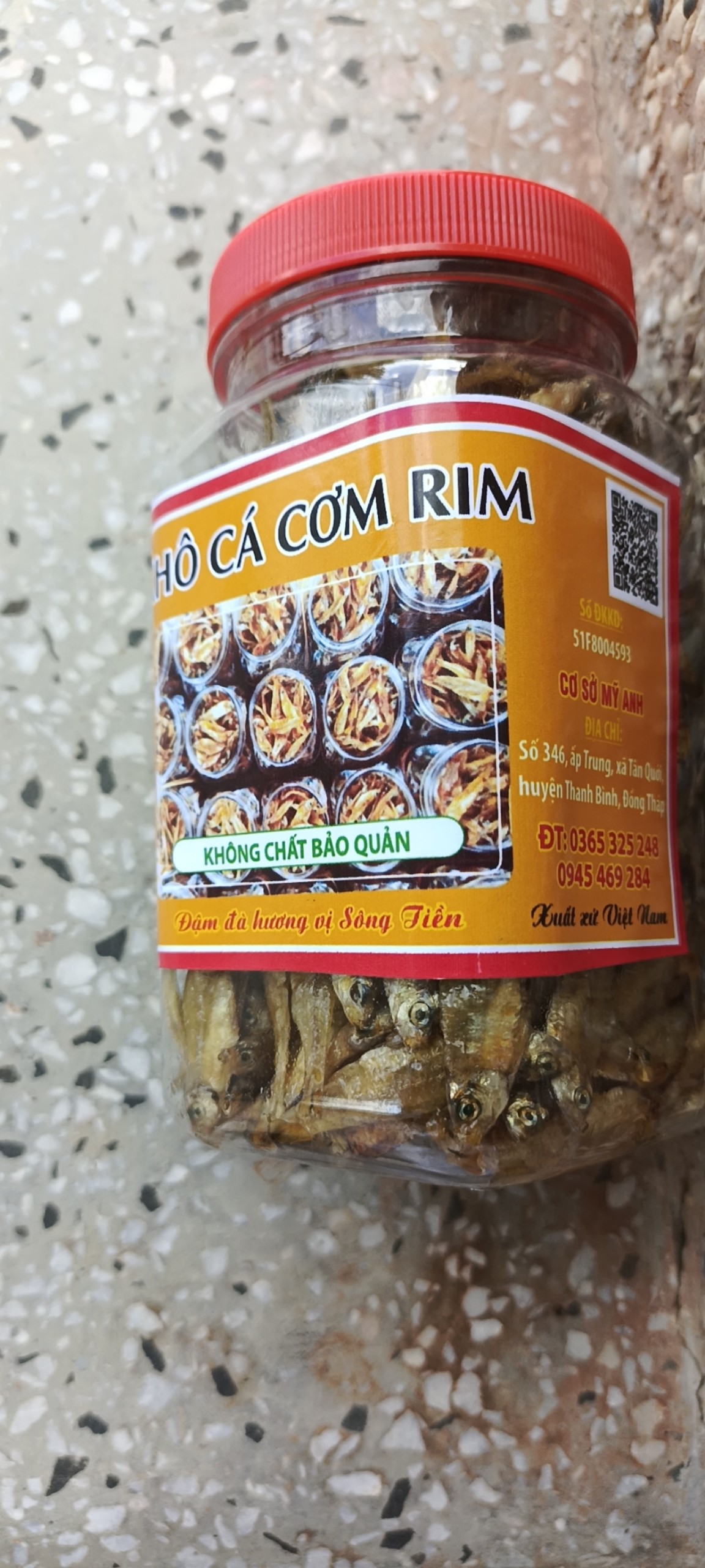 Khô cá cơm rim