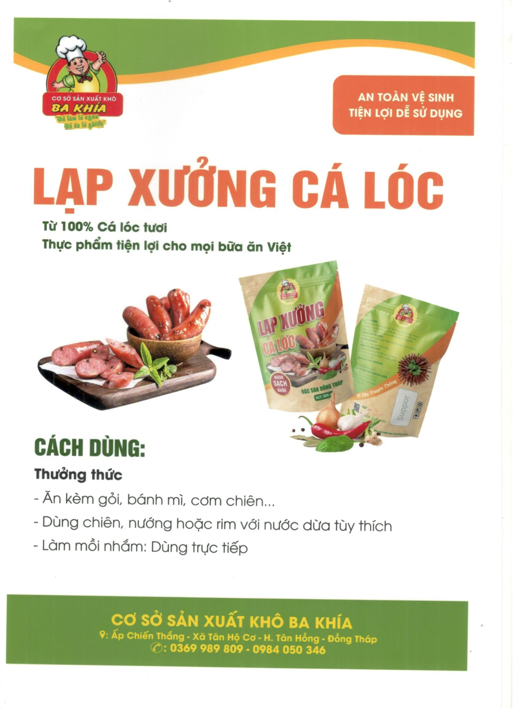 Lạp xưởng cá lóc