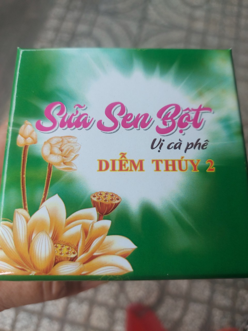 Sữa sen bột vị cà phê