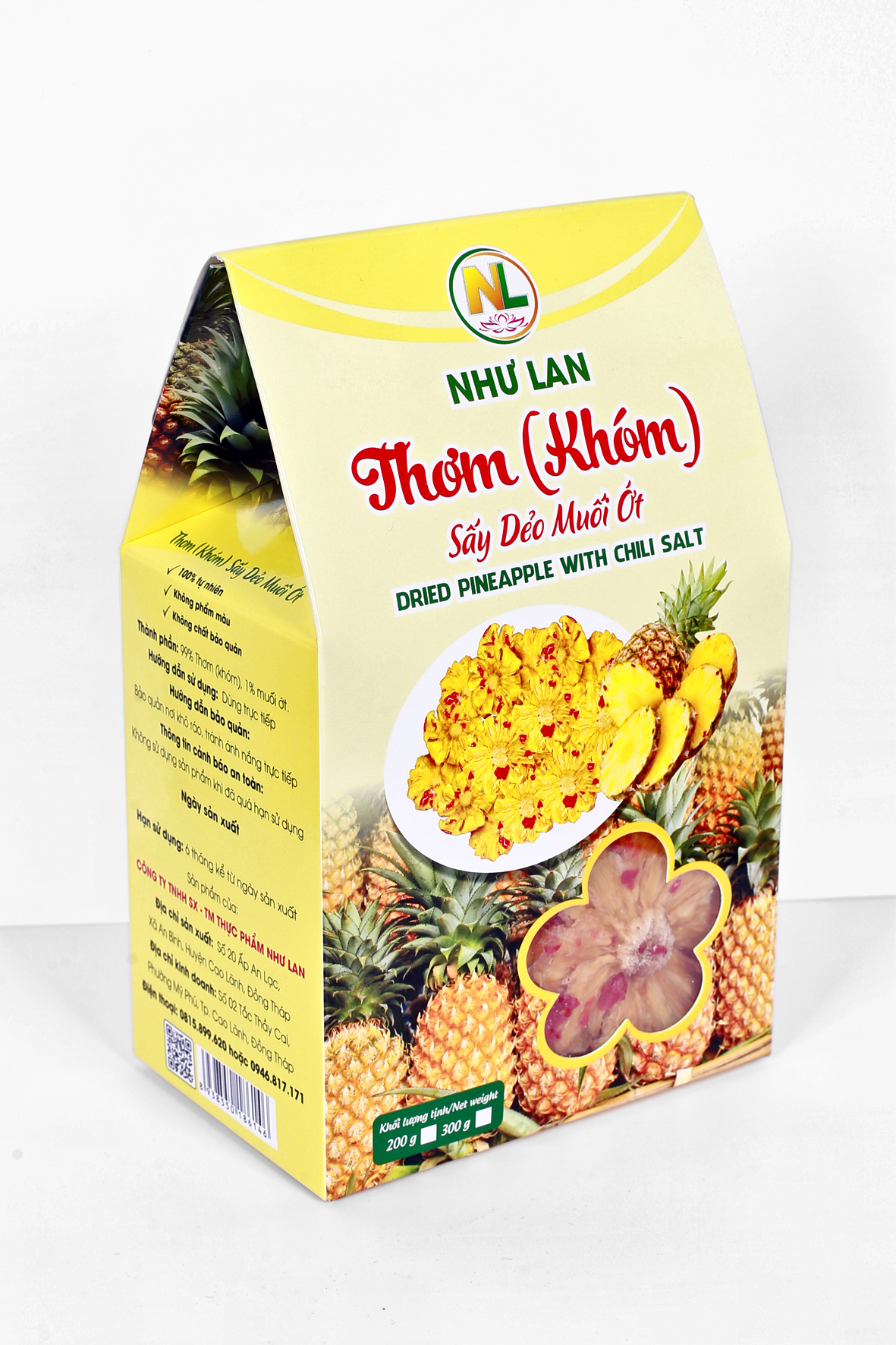 Thơm sấy dẻo muối ớt