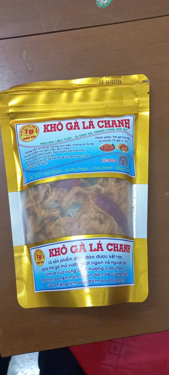 Khô gà lá chanh